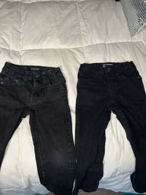 Kenneth Cole Kids Black Stretch Jeans Duo